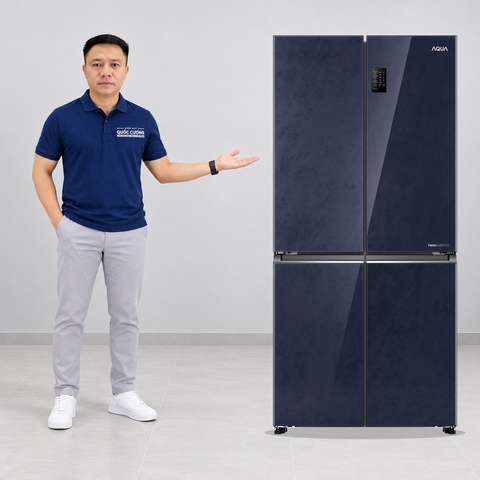 Tủ Lạnh Aqua Inverter 469 Lít AQR-M560XA(GL)