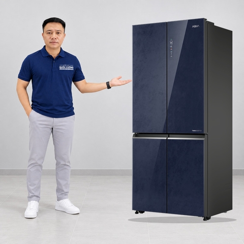 Tủ lạnh Aqua Inverter 522 lít Multi Door AQR-MA600XA(KGL)U1