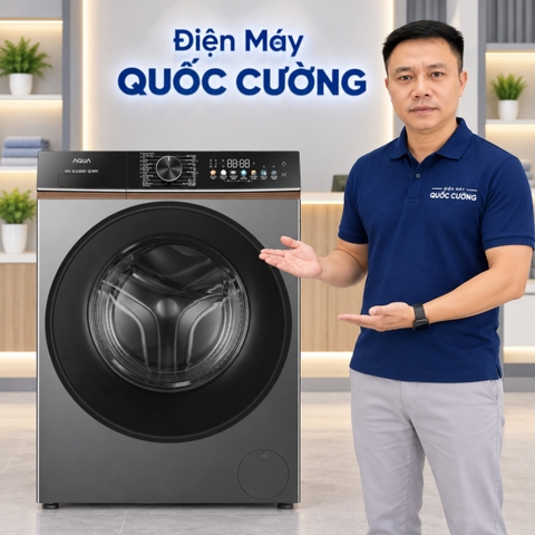 Máy giặt lồng ngang Inverter AQUA 10 Kg AW10-BP4657M(B)