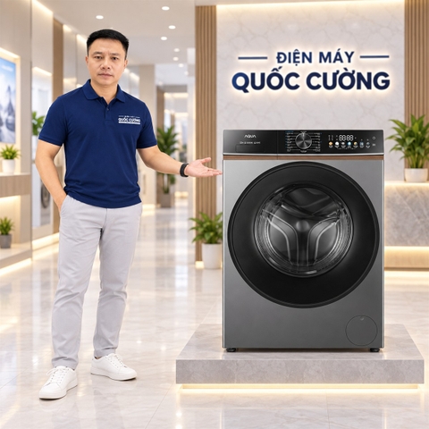 Máy giặt lồng ngang Inverter AQUA 12 Kg AW12-BP4657M(B)