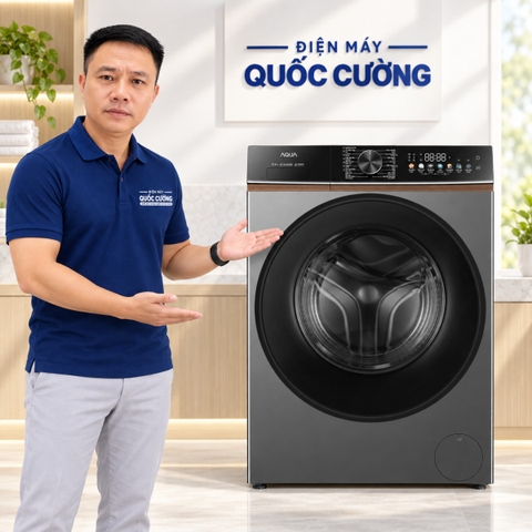 Máy giặt lồng ngang Aqua Inverter 9.5 kg AW95-BP4657M(B)
