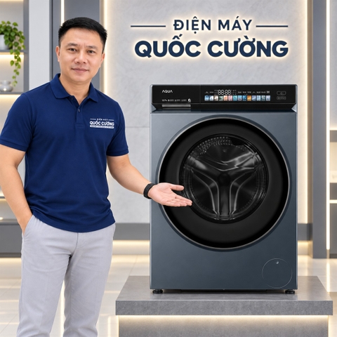 Máy giặt sấy Aqua Inverter giặt 12 kg - sấy 7 kg AWD12-BD4377U1L(GN)