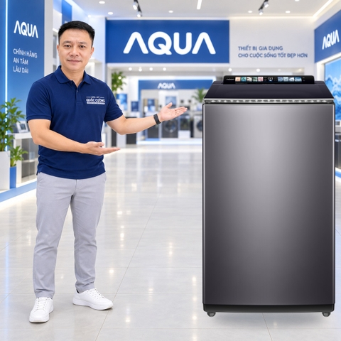 Máy giặt Aqua Inverter 12 kg AWM12-BSR1K(BU)
