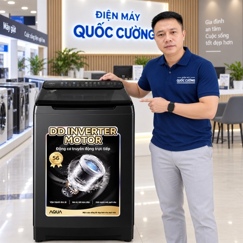 Máy giặt Aqua Inverter 13 kg AWM13-B2158L(B)