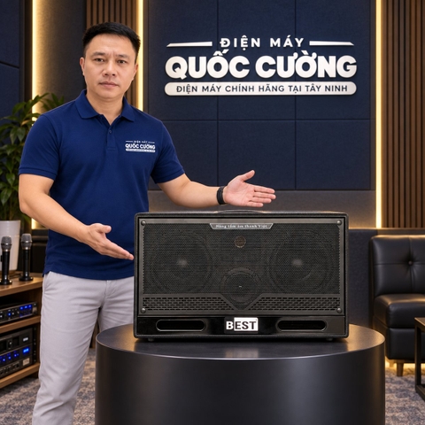 Loa karaoke xách tay BEST S16-V2 Bass 16cm 400W