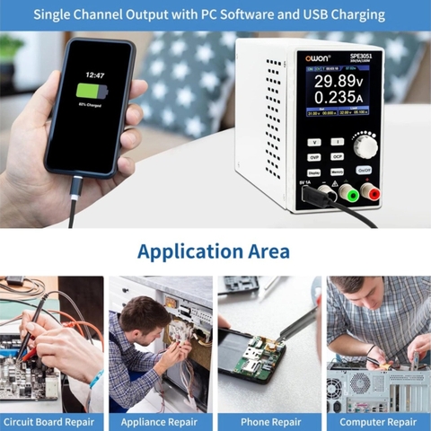 Bộ nguồn DC Owon SPE3051 (30V/5A, 1 CH)