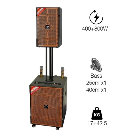 Bộ Loa sân khấu biểu diễn Dalton LP-110F Kèm Sub Dalton LP-115SA công suất 1000W bass 30