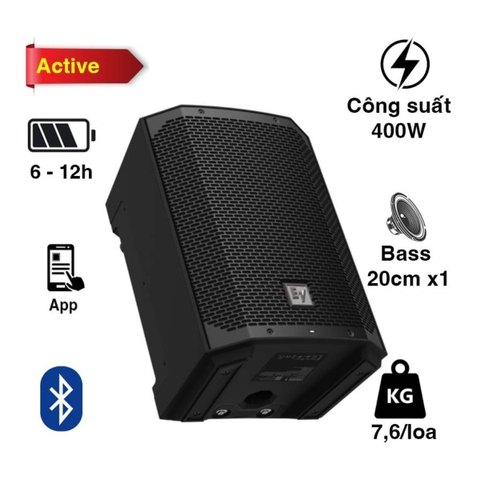 Loa karaoke Electro voice Everse 8 Pin 12 giờ công suất 400W