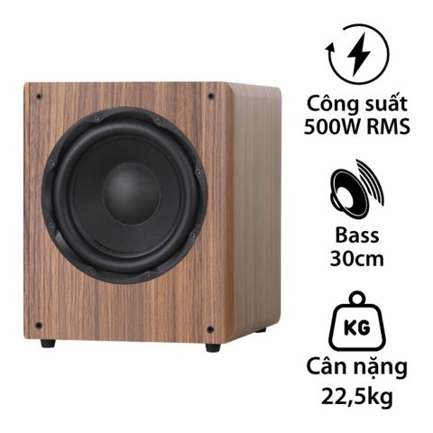 Loa sub Kadma SU30 (Bass 30cm 500W Độ nhạy 86dB