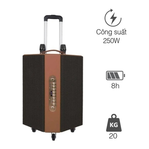 Loa karaoke Sumico Hexagon Plus bass 16.5cm công suất 250W