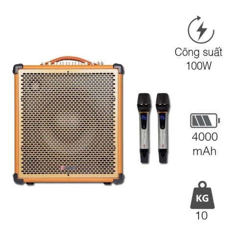 Loa karaoke Sumico MSP10 Bass 25 4 cm công suất 100W