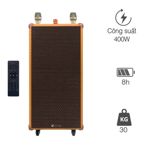 Loa karaoke Sumico Touring 1026 bass 25cm x2 công suất 400W