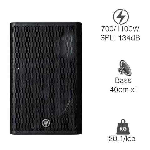 Loa Yamaha DXR15MKII bass 40cm công suất RMS 700W
