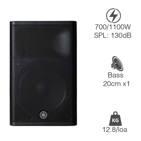 Loa Yamaha DXR8MKII bass 20cm công suất RMS 700W