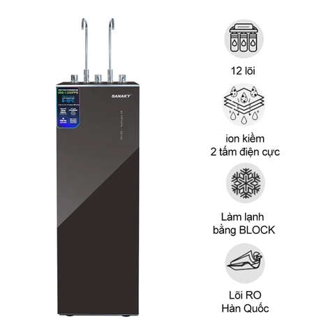 Máy lọc nước Ion kiềm Hydrogen Sanaky 12 lõi SNK-TV3IK018