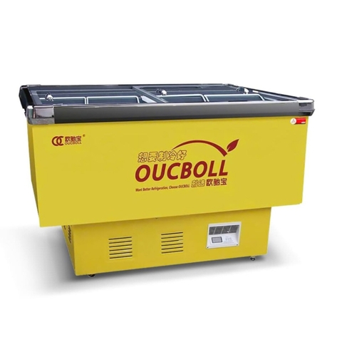 Tủ đông đáy phẳng cửa kính Oucboll SD/SC-550 - 550 lít