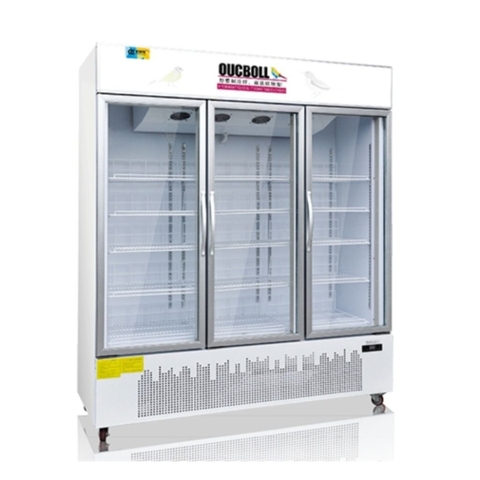 Tủ đông trưng bày 3 cánh kính Oucboll LD-1600F - 1124 lít