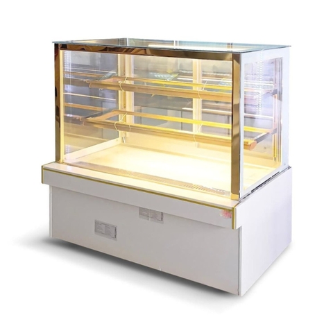 Tủ mát trưng bày bánh kem kính vuông Oucboll YH-1500-3 - 480 lít