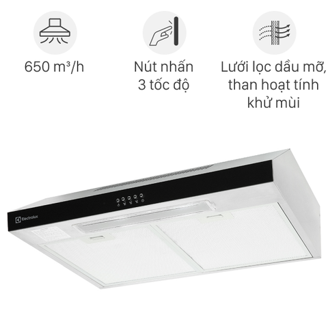 Máy hút mùi âm tủ Electrolux ERF715SBA