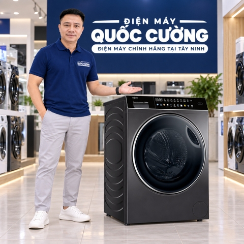 Máy giặt sấy AQUA Inverter 13/8 kg AQD-DH1300H.PS