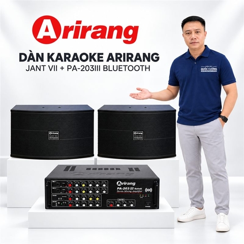 Dàn karaoke JANT VII + PA-203III Bluetooth