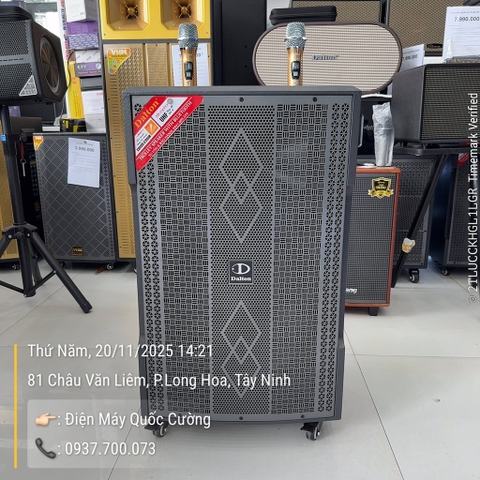 Loa karaoke kéo Dalton 15G500XP Bass 40cm, 600W