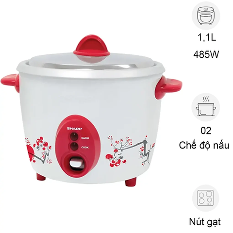 Nồi cơm điện Sharp 1.1 lít KSH-D11V