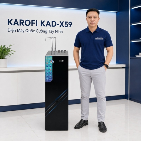 Máy lọc nước RO nóng nguội lạnh Hydrogen Karofi KAD-X59 12 lõi
