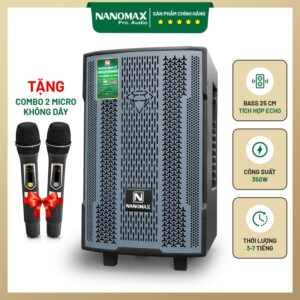 Loa Karaoke Nanomax A-10 Bass 25cm 350w
