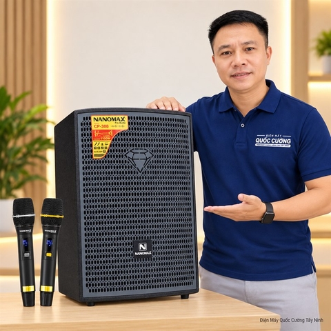 Loa Karaoke Nanomax CP-388 Bass 30cm 1100W Max
