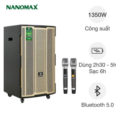 Loa kéo karaoke Nanomax S-5000 1350W