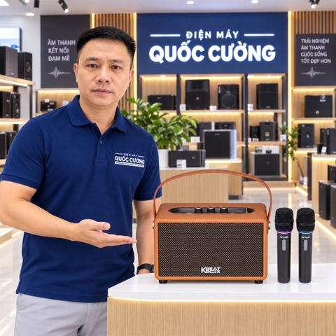 Loa karaoke SONCAMEDIA S30 V2 30W kèm 2 micro