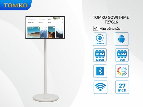 Màn hình di động cảm ứng 27 inch Tomko GoWithMe có camera T27G16