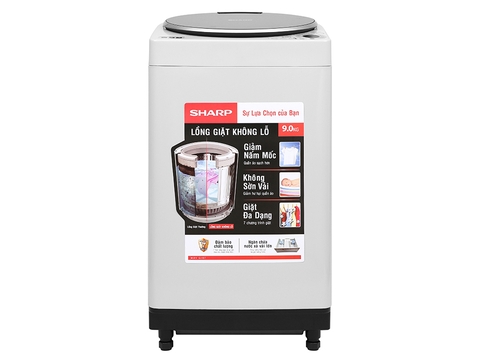 Máy giặt cửa trên Sharp 9 kg ES-W90PV-H
