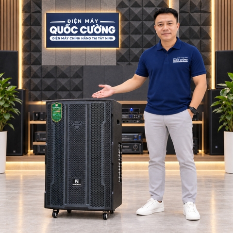 Loa kéo Nanomax A-600 bass 50 cm 980W/max Karaoke Bluetooth
