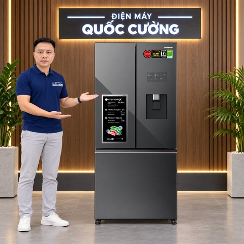 Tủ lạnh Panasonic Inverter 495 lít Multi Door NR-CW530XMMV