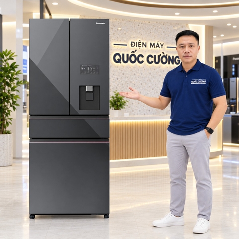 Tủ lạnh Panasonic Inverter 540 lít Multi Door PRIME+ Edition NR-YW590YMMV