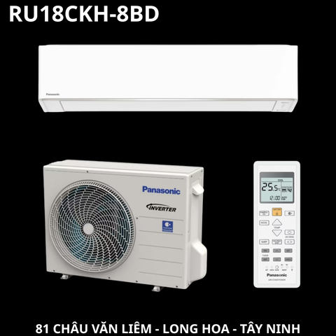 Máy lạnh Panasonic Inverter 2 HP CU/CS-RU18CKH-8BD Model 2026 CSPF 5.97 / Bảo hành 1 năm