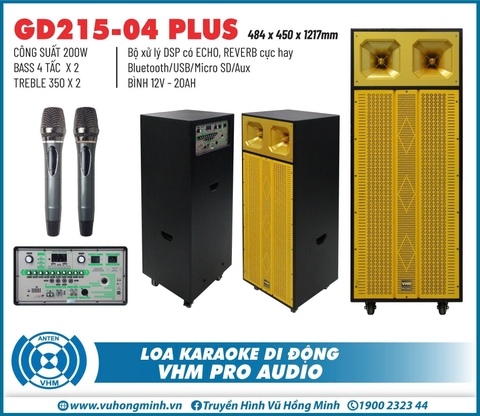 Loa kéo VHM GD215-04 Vàng