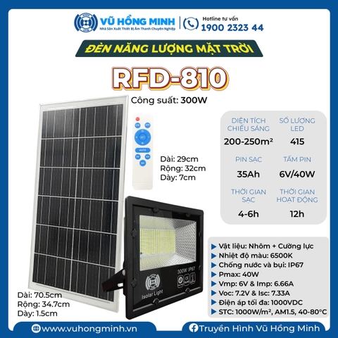 Đèn năng lượng mặt trời VHM 300W