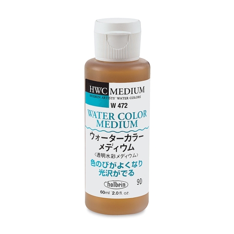 PK Dung môi màu Nước HOLBEIN tạo Nhũ, Trong, Mượt màu hơn (60ml)