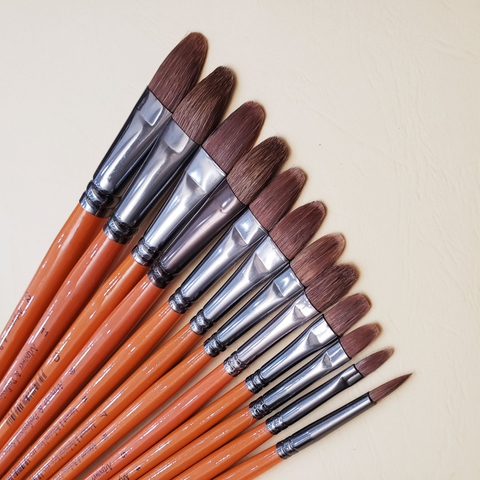 Cọ vẽ đầu Oval ARTPOWER lông Ngựa Mix (A810)