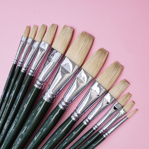 Cọ vẽ đầu Vuông ARTPOWER lông Heo Mix (G1930)
