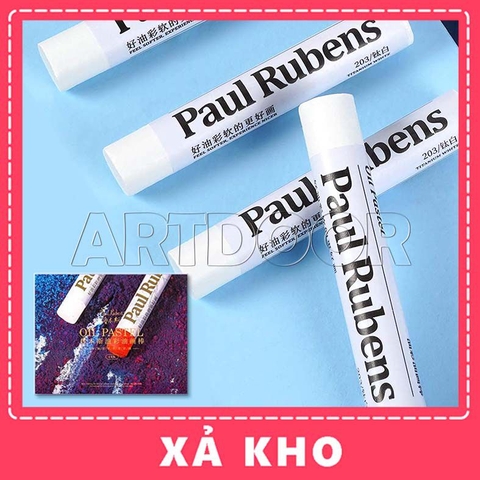 Màu vẽ Sáp Dầu họa sĩ PAUL RUBENS mềm đắp nổi (Trắng/Đen) - [xả kho]