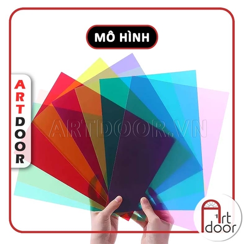 Bìa kiếng màu, bìa kính mô hình kiến trúc, nội thất, đô thị, sa bàn