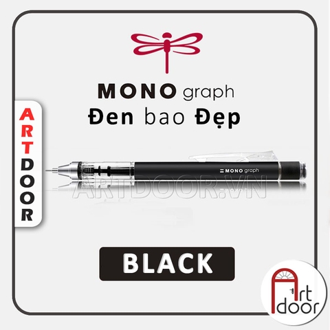 Bút chì kim bấm TOMBOW Basic bán chạy (đầu 03/05mm) dòng Mono Graph lắc đẩy ngòi