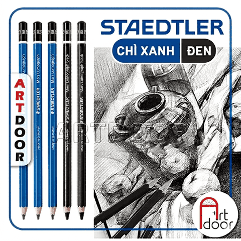 Bút chì STAEDTLER vẽ chân dung, đầu tượng, tĩnh vật, luyện thi hình họa chì