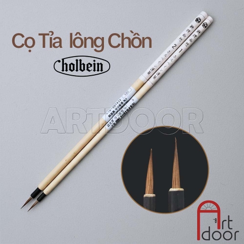 Cọ vẽ đầu Tỉa thư pháp HOLBEIN Yuri Mensou lông Chồn Nhật Bản