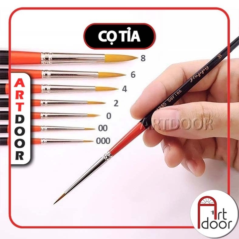 Cọ vẽ đầu Tròn HAPPY Round