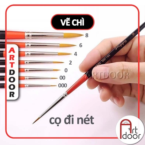 Cọ vẽ đầu Tròn HAPPY Round